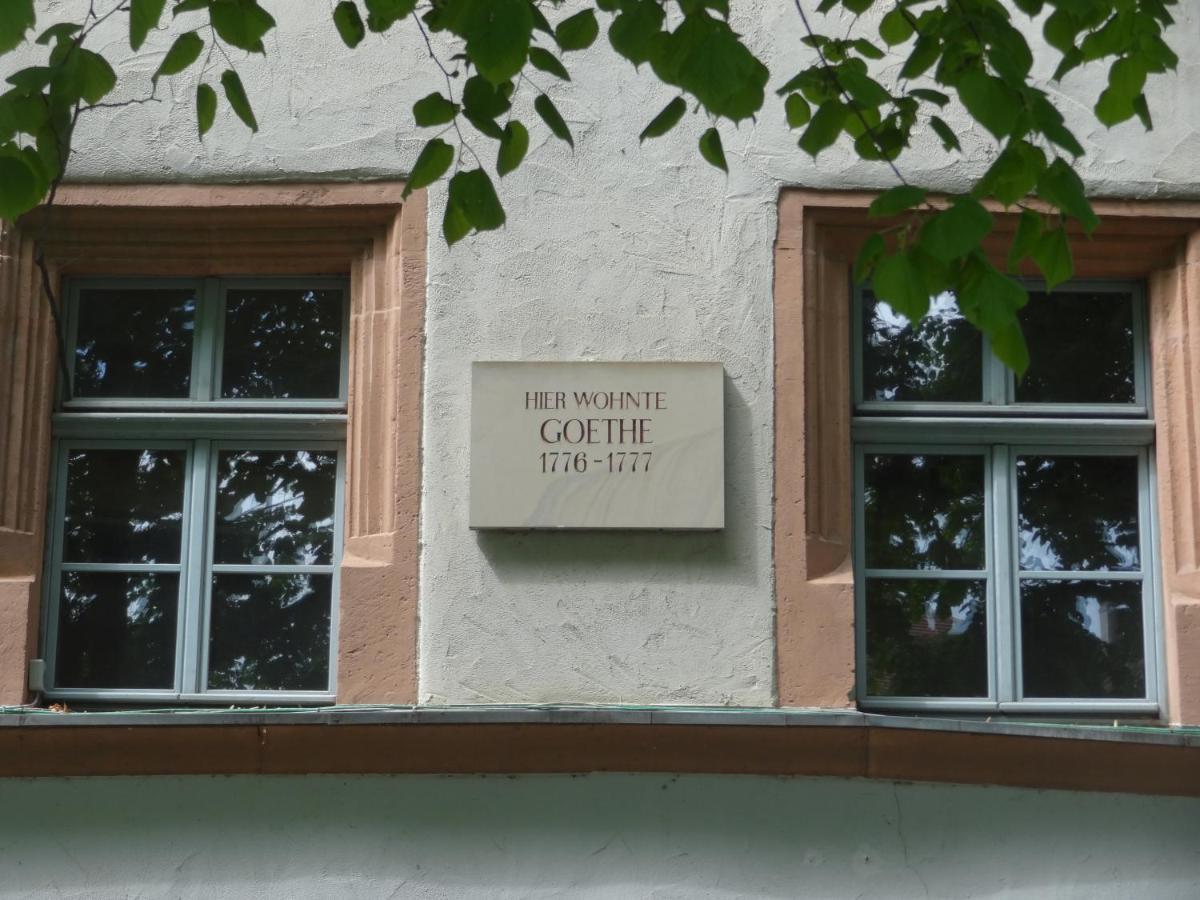 "Goethezimmer" Ferienwohnung Und Zimmer Am Burgplatz Weimar  Buitenkant foto
